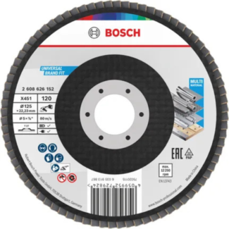 Bosch - X451 Lamelasti disk Ø125 T27 G120 15 kom - 2608626182