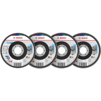 Bosch - X451 Lamelasti disk Ø115 T27 Mešovita granulacija 60 kom Displej - 2608626163