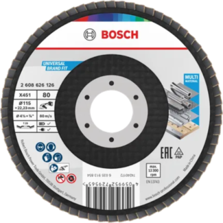 Bosch - X451 Lamelasti disk Ø115 T29 G80 1 kom - 2608626126