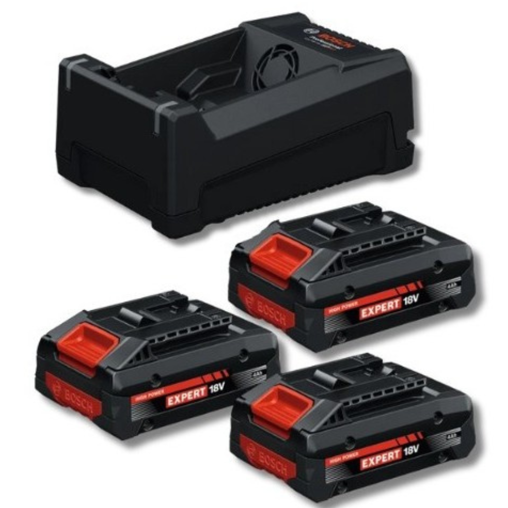 Bosch - Set 3x EXBA 18V-40 + GAL 12V/18V-80 - 0615V0005X