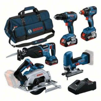 Bosch - 18V akumulatorski komplet – 5 alata u torbi (3×4,0 Ah baterije + punjač) - 0615A5003D