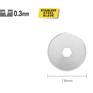 Olfa - Rotaciono sečivo za skalpel 18mm, pakovanje od 2 komada - RB18-2