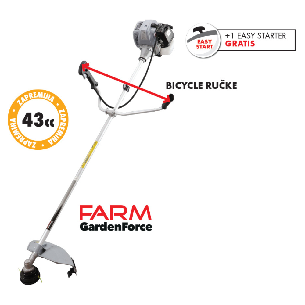 FARM - Motorni trimer, 43cc - FT43PK