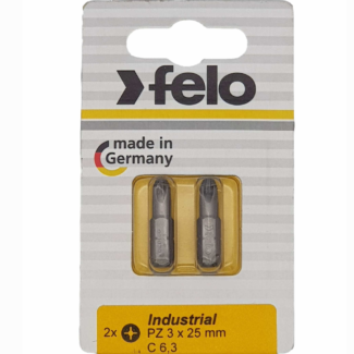Felo - Bit Industrial Pozidriv PZ3 x 25, 2kom - 2103036
