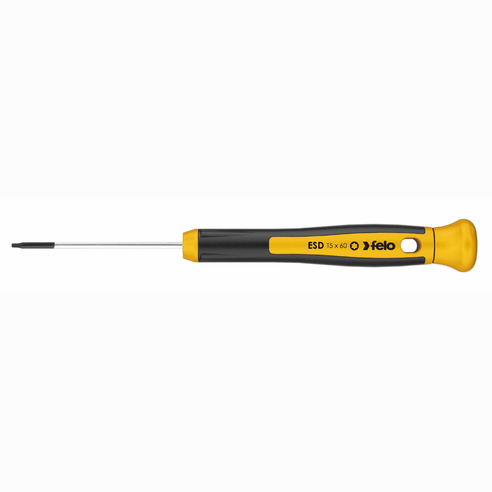 Felo - Precizni antistatički šrafciger TORX ESD TX5 x 60 - 25805160