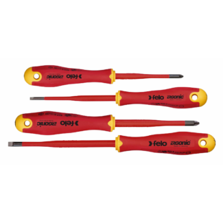 Felo - Set dielektrični šrafcigeri Ergonic VDE E-slim SL/Z, 4 komada - 41784198