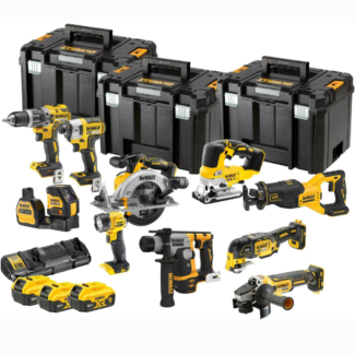 DeWalt - Aku set mašina, 18V XR, 10 delova, TSTAK koferi - DCK1012P4T