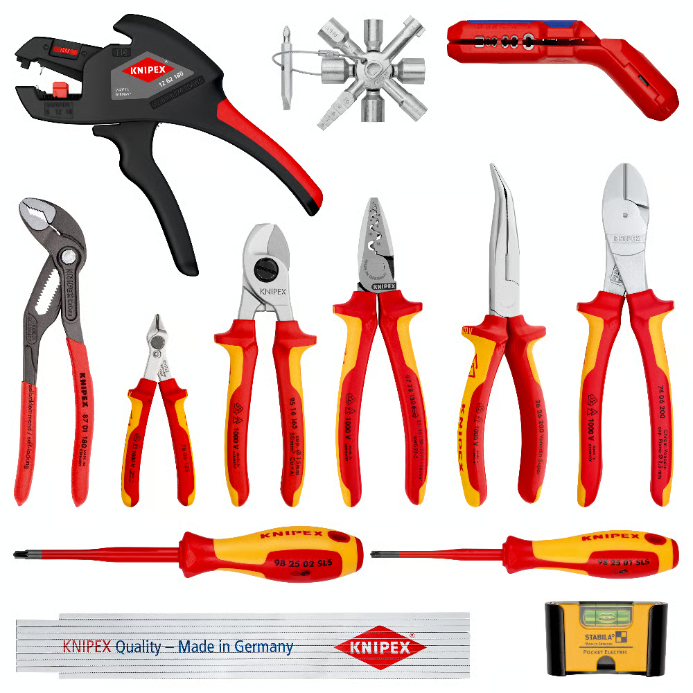 Knipex - 13-delni dopunski set alata "Electro 2" - 00 20 90 V02