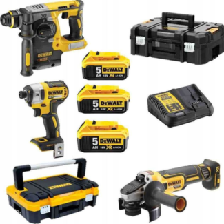 Dewalt - Aku set alata DCH273+DCG405+DCF887, 3x5Ah - DCK305P3T