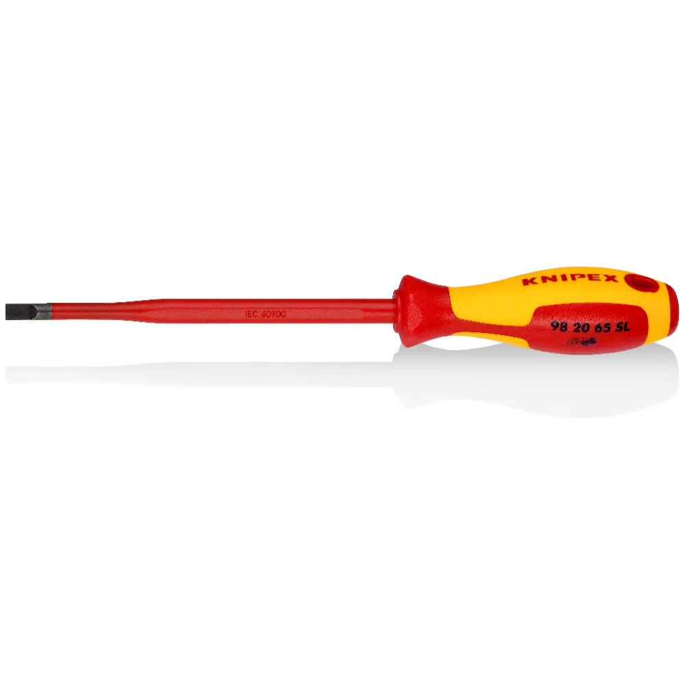 Knipex - Izolovan Slim odvijač ravan 6,5mm 1000V VDE - 98 20 65 SL