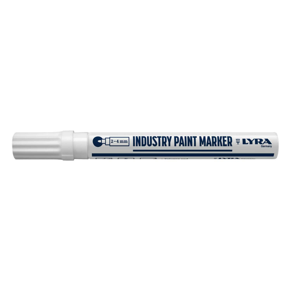 LYRA - Industrijski marker, beli, 1 komad - L4040001-1
