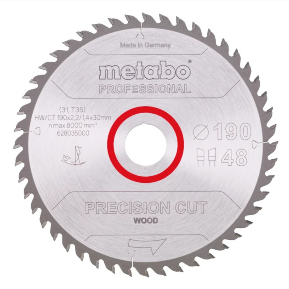 Metabo - List kružne testere za fino/precizno sečenje drveta - Professional - 628035000