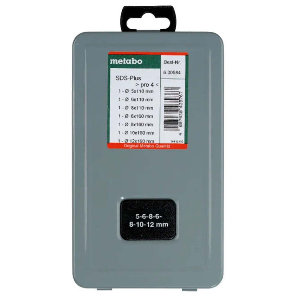 Metabo - Set burgija SDS-plus Pro4 (2C), 7 delova - 630584000
