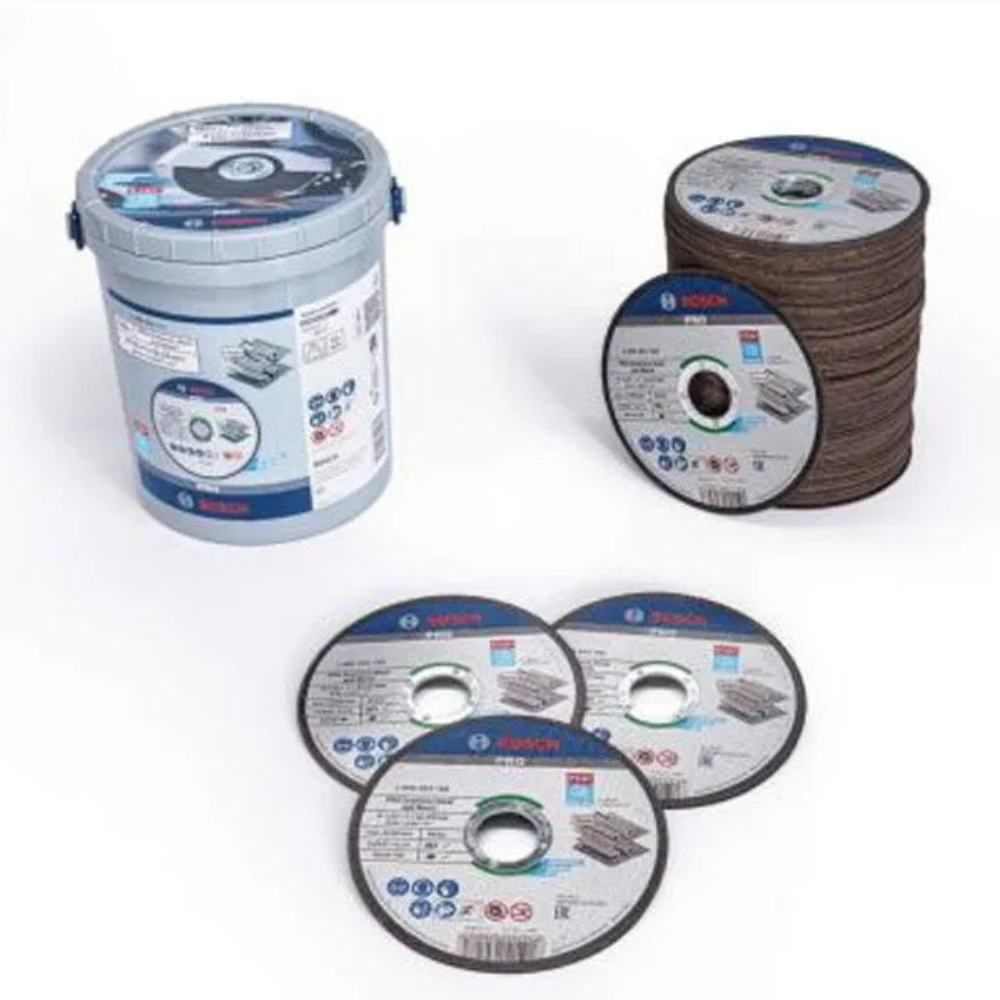 Bosch - 100 ploča 115×22,23x1mm ravne GRAB & GO - 2608626112