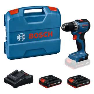 Bosch - Akumulatorska bušilica-odvijač GSR18V-52, sa 2× 18V 2.0Ah baterije i punjačem GAL18V-20, u L-Case koferu - 06019S0025