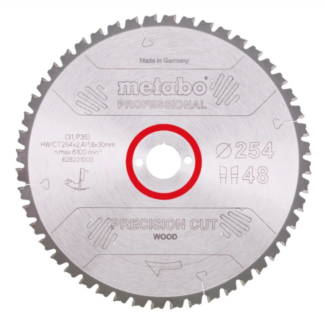 metabo-list-kruzne-testere-za-drvo-precision-cut-wood-254x30-mm-48-zuba-628221000