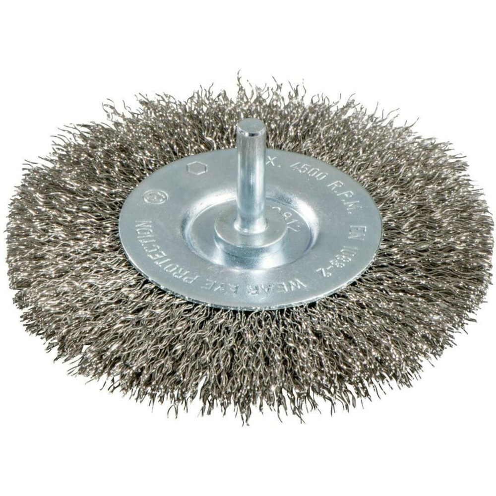 Metabo - Okrugla četka 100 × 0,3 × 6 mm, nerđajući čelik, talasasta - 630551000