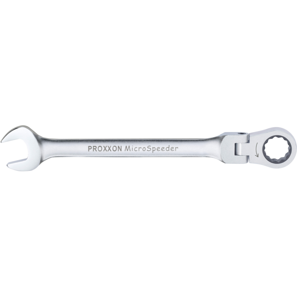 Proxxon - MicroSpeeder zglobni viljuškasto-okasti ključ 21 mm sa čegrtaljkom - P23058