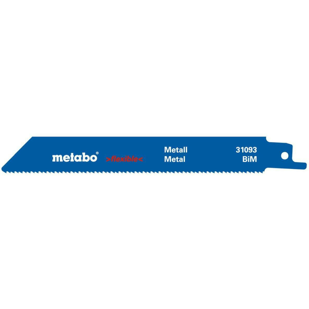 Metabo - Listovi za sabljastu testeru „Flexible Metal“ 150 × 0,9 mm, 25 kom - 628253000