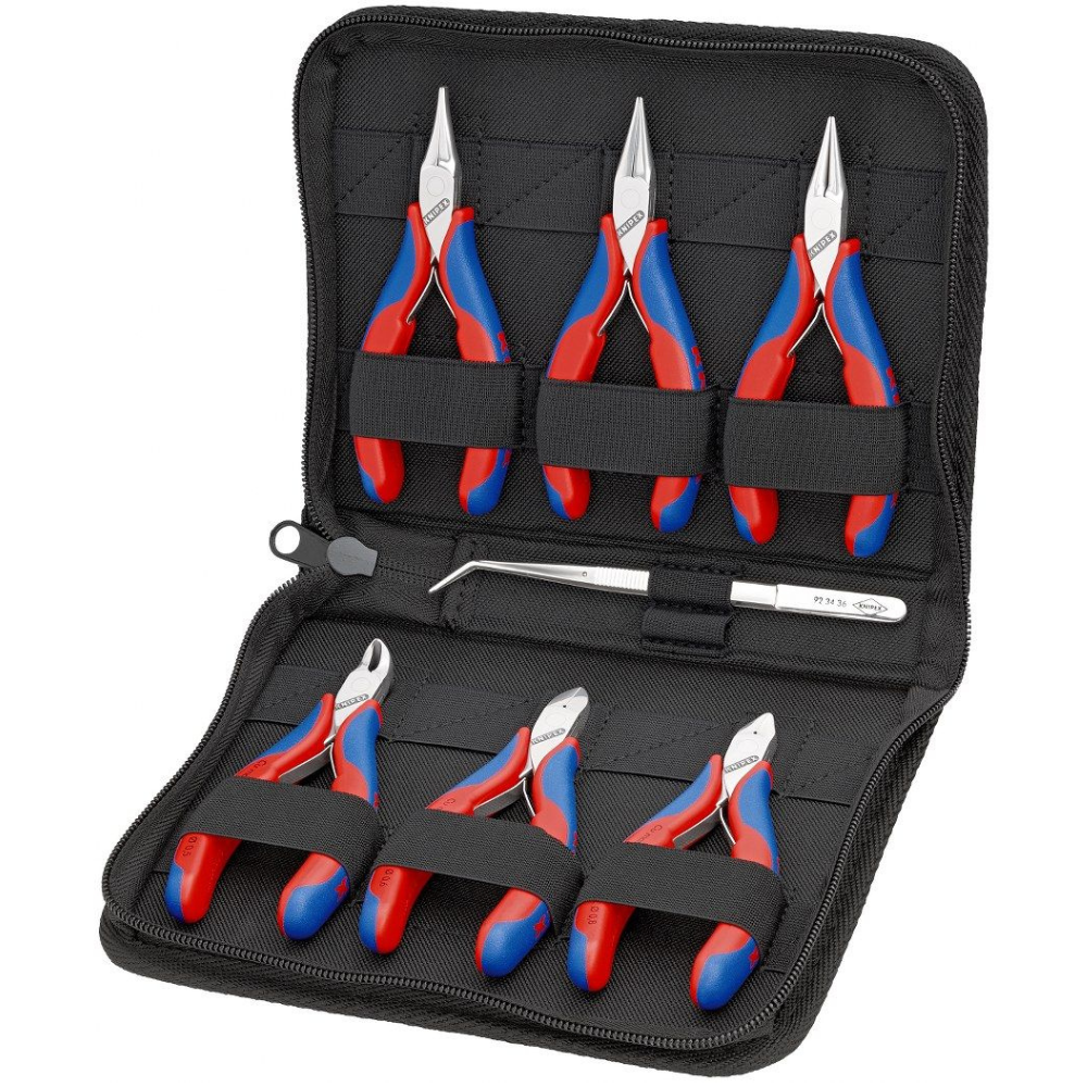 Knipex - 6-delni set preciznih klešta za elektroniku - u torbici - 00 20 16