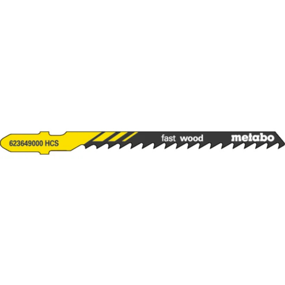 Metabo - Listovi za ubodnu testeru Fast Wood 74/4,0 mm, 5 komada - 623649000