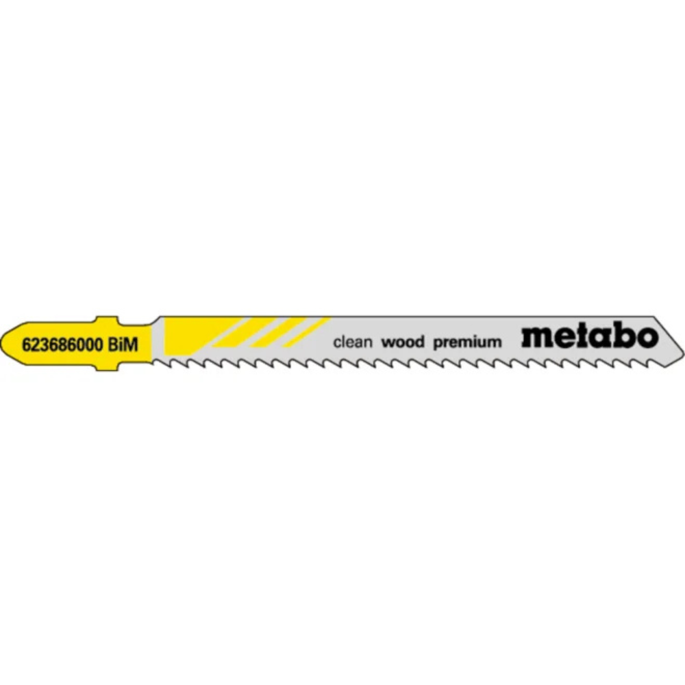 Metabo - Listovi za ubodnu testeru Clean Wood Premium 74/2,5 mm, 5 komada - 623686000