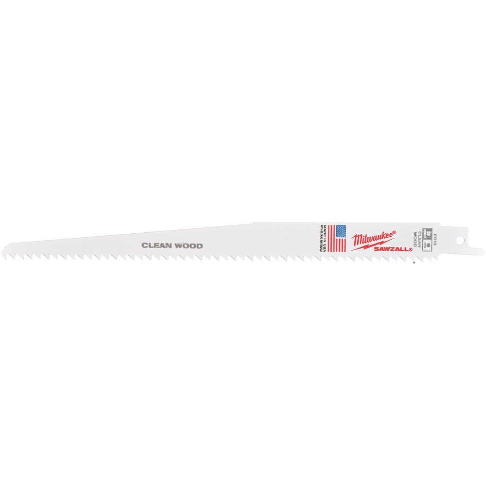 Milwaukee - List sabljaste testere (Sawzall) za drvo/plastiku, 230 mm, 6 TPI (5 komada) - 48475016