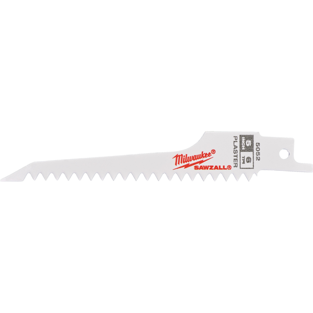 Milwaukee - List sabljaste testere (Sawzall) za gipsane ploče, 125 mm, 6 TPI (5 komada) - 48475052