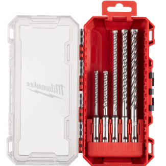 Milwaukee - Set četvoropernih SDS-Plus burgija za beton MX4 u PACKOUT kompatibilnoj kutiji (5 delova) - 4932498297