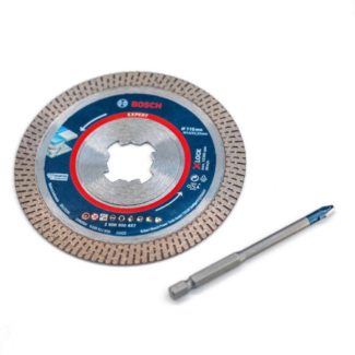 Bosch - Set za obradu keramike EXPERT HardCeramic X-LOCK dijamantska rezna ploča + burgija - 061599765U