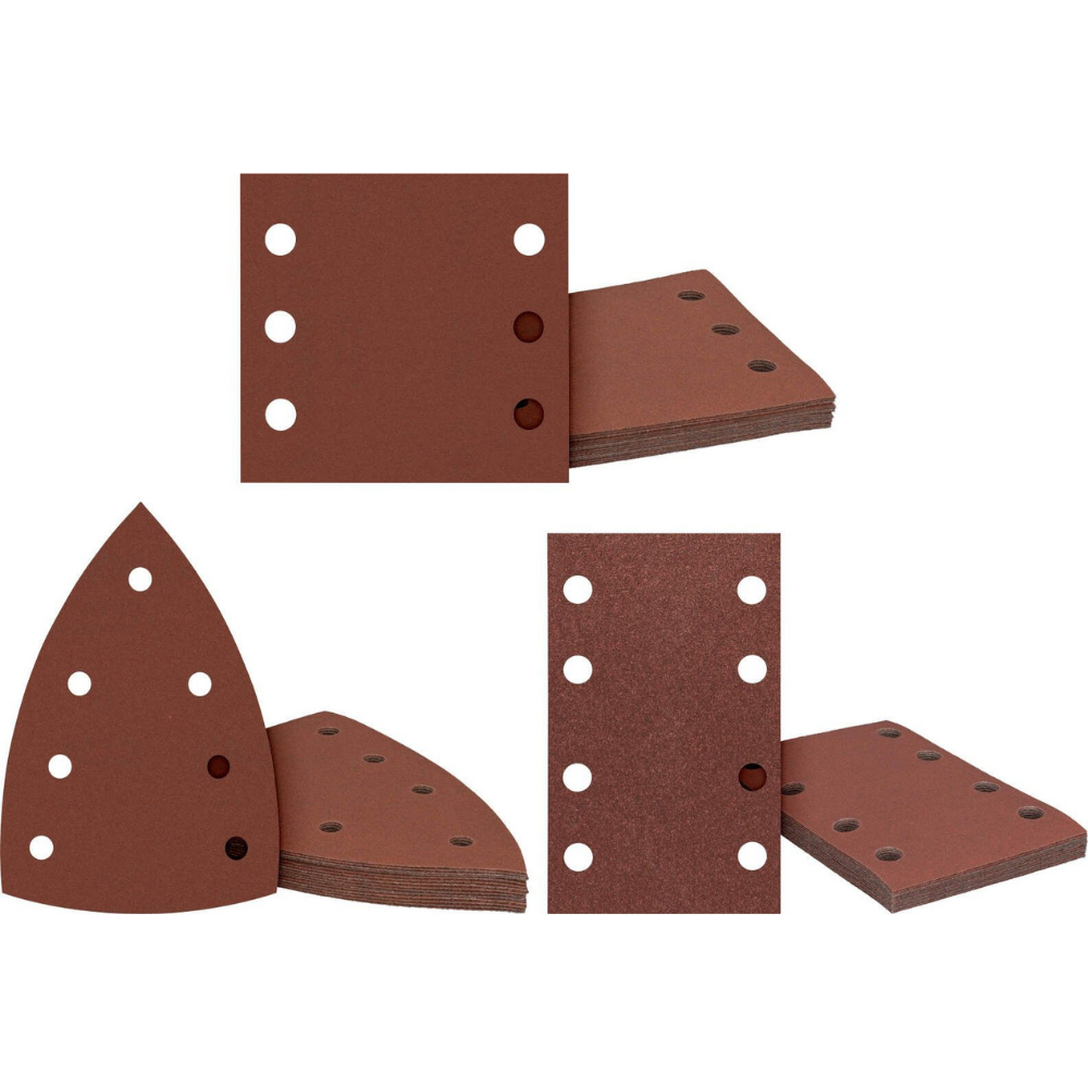 Bosch - Superset brusnih listova, 115x107 mm, G5x80/5x120/5x180; 100x150 mm, G5x80/5x120/5x180; 80x133 mm, G5x80/5x120/5x180, 45 delova C430 - 2608623346