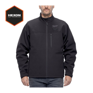 Milwaukee - M12 Premium grejna jakna, crna, veličina 3XL, bez baterije i punjača, u kutiji - 4932493819