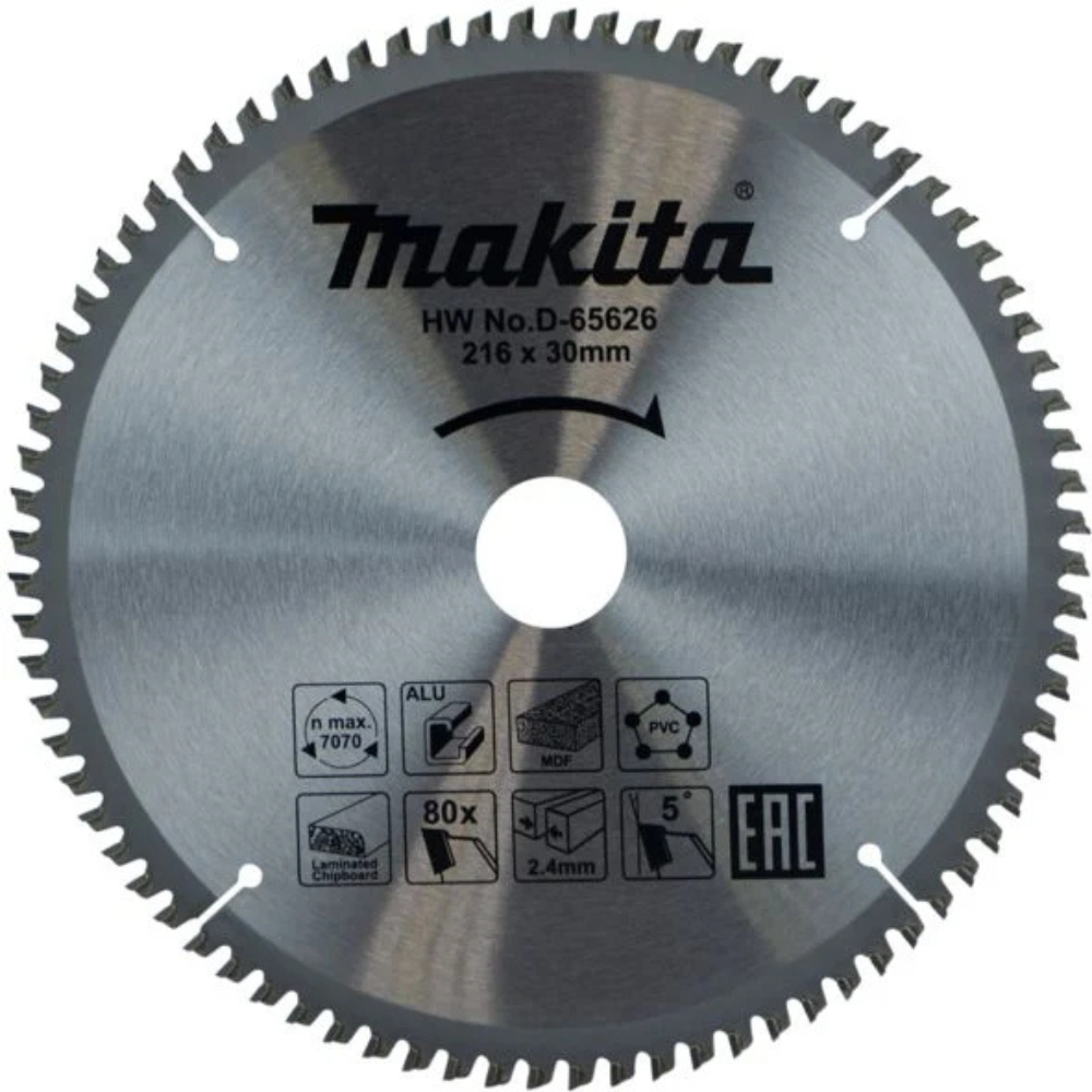 Makita - TCT list testere 216mm - D-81452