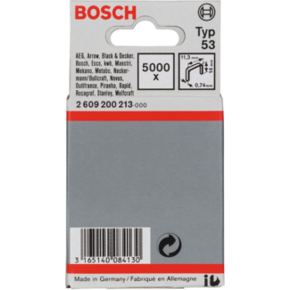 Bosch - Spajalica od tanke žice tip 53 11,4 x 0,74 x 14 mm - 2609200213