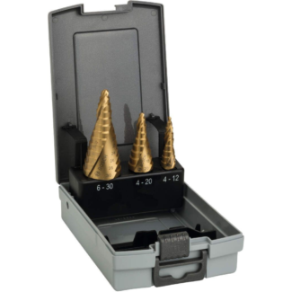 Bosch - 3-delni set stepenastih burgija HSS-TiN 4-12; 4-20; 6-30 mm - 2608587432
