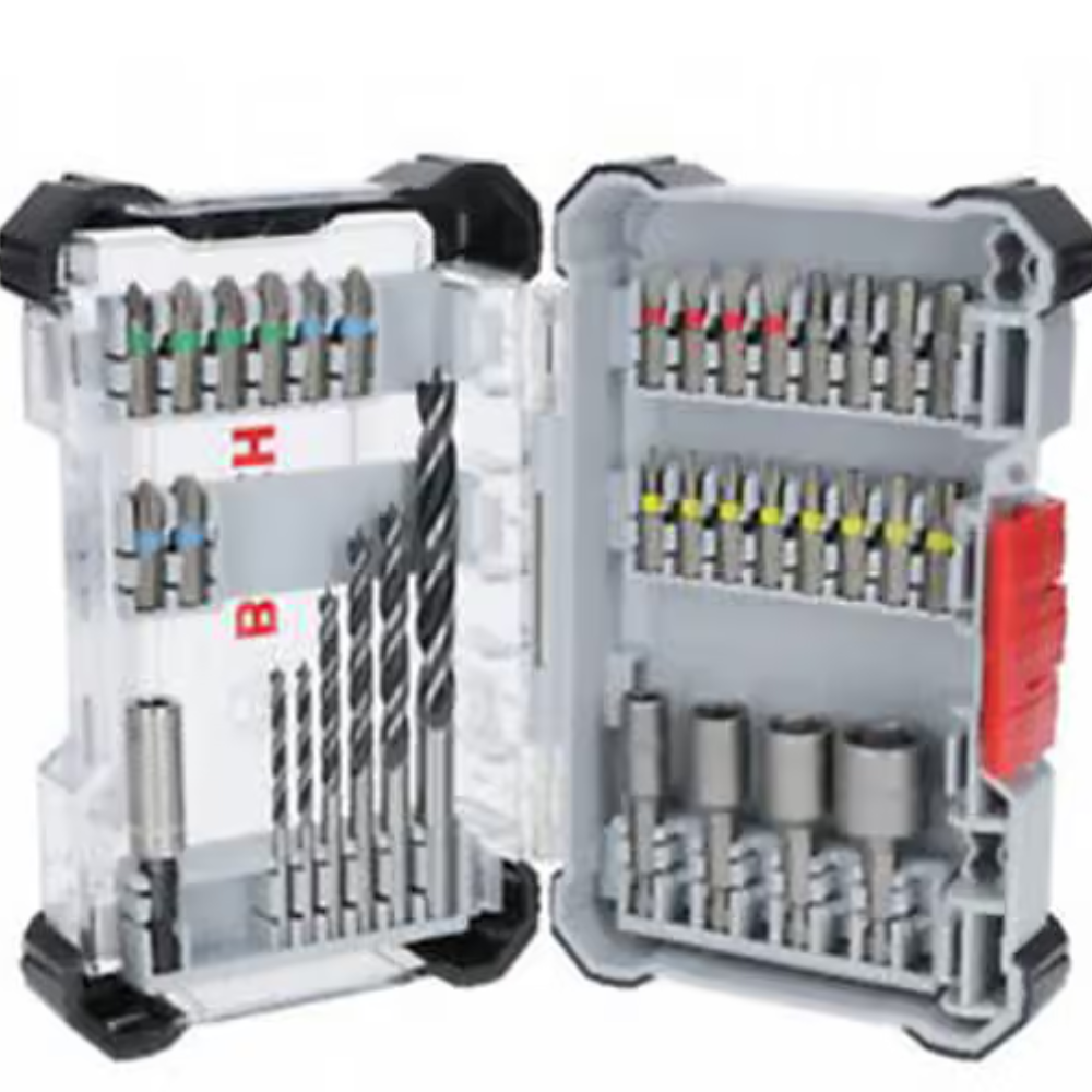 Bosch - Set Extra Hard nastavaka za odvrtač i PRO Wood burgija za drvo, providna kutija, 35 kom. - 2607017725