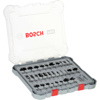 Bosch - Set glodala za drvo, različiti profili, prihvat 6 mm, 30 komada - 2607017474