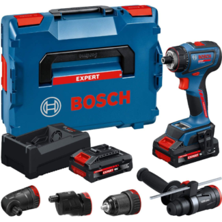 Bosch - EXPERT EXSR18V-90FC akumulatorska bušilica/odvrtač; 18V; 2x4,0Ah EXBA + 4 FC nastavka i L-BOXX - 06019R2001