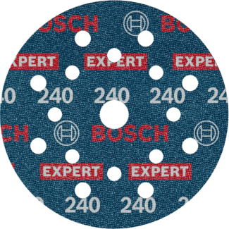 Bosch - EXPERT O780 brusni disk sa folijom, Ø125 mm, granulacija 240, 50 komada - 2608902413
