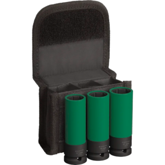 Bosch - Pro impact set nasadnih nastavaka, pet poklopci, 1/2", izuzetno duboki, 3 komada - 2608003033