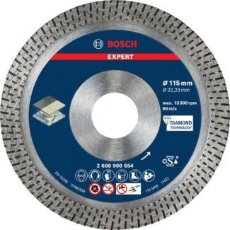 Bosch - EXPERT HardCeramic dijamantska rezna ploča Ø115 mm, 22,23 mm - 2608900654