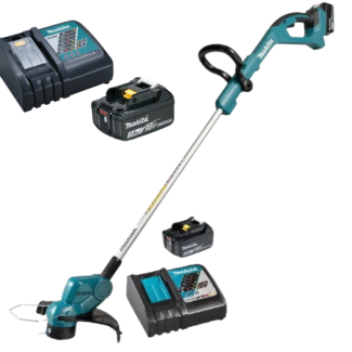 Makita – Akumulatorski trimer za travu 18V+ Set 2x DC18RC + 2x BL1830B 18V 3Ah – DUR193RF+BL1830B+DC18RC