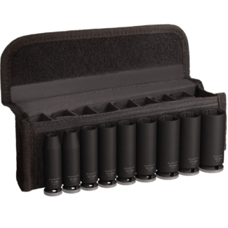 Bosch - PRO Impact Socket Set kovanih nasadnih ključeva 7 - 19mm, duboki,m 3/8"; 9 komada - 2608003037