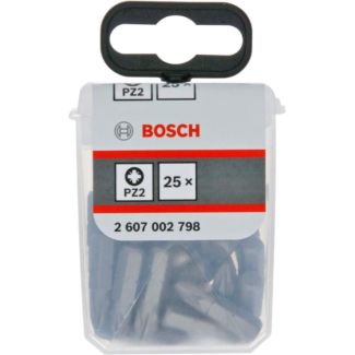 Bosch - PZ2 25mm bitovi u Tic Tac pakovanju 25kom Extra Hard - 2607002798
