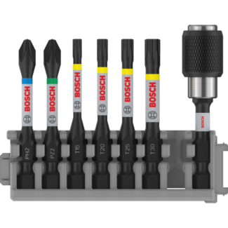 Bosch - PRO Impact set sa brzo izmenljivim nosačem i Pick&Click indexom PH2, PZ2, T15, T20, T25, T30, QC BH, 50 mm 7/1 - 2608522327