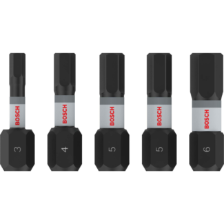 Bosch - PRO Hex Impact bitovi H3, H4, H5(x2), H6, 25 mm 5/1 - 2608521U59